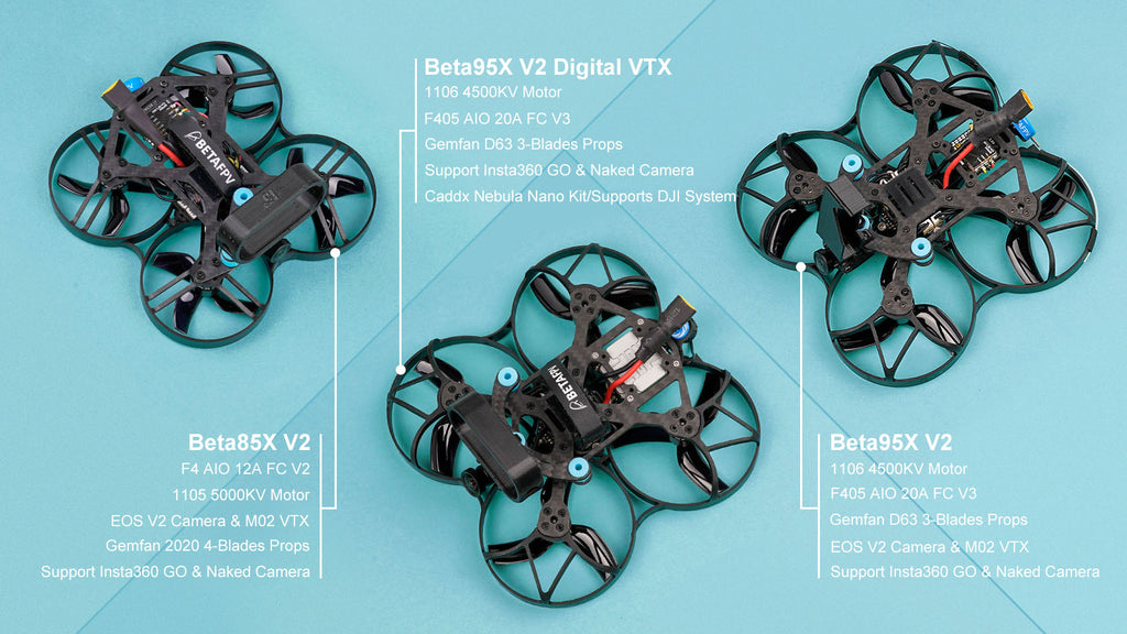 Beta95X V2 Whoop Quadcopter – BETAFPV Hobby