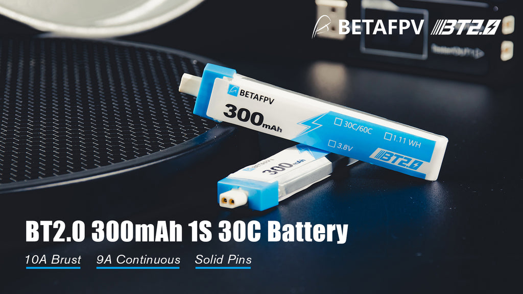 Bt2.0 300mah 1s Lipo Battery, Betafpv Bt2.0 450mah 1s 30c