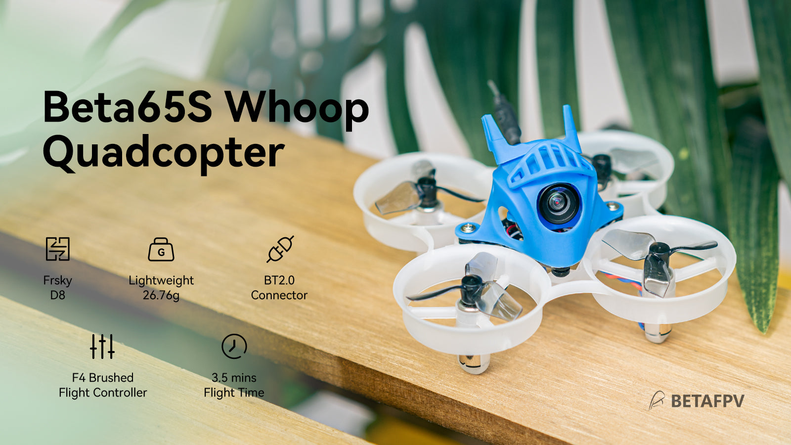 Beta65S BNF Micro Whoop Quadcopter