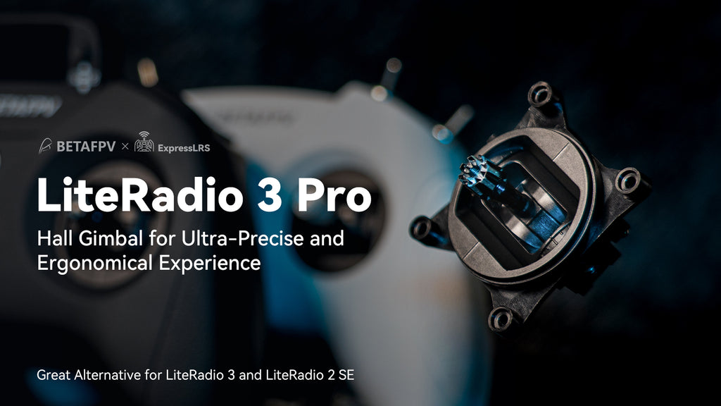 BETAFPV LiteRadio 3 PRO, ExpressLRS LiteRadio 3 Pro Hall Gimbal for Ultra-Precise