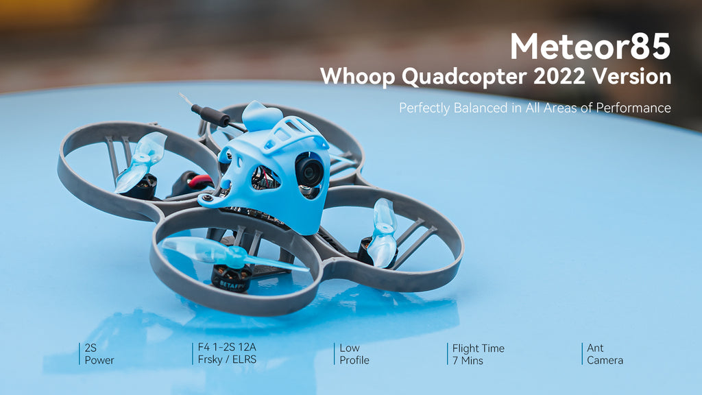 BETAFPV Meteor85 FPV Drone, Meteor85 Whoop Quadcopter 2022 Version Perfectly Balanced in All