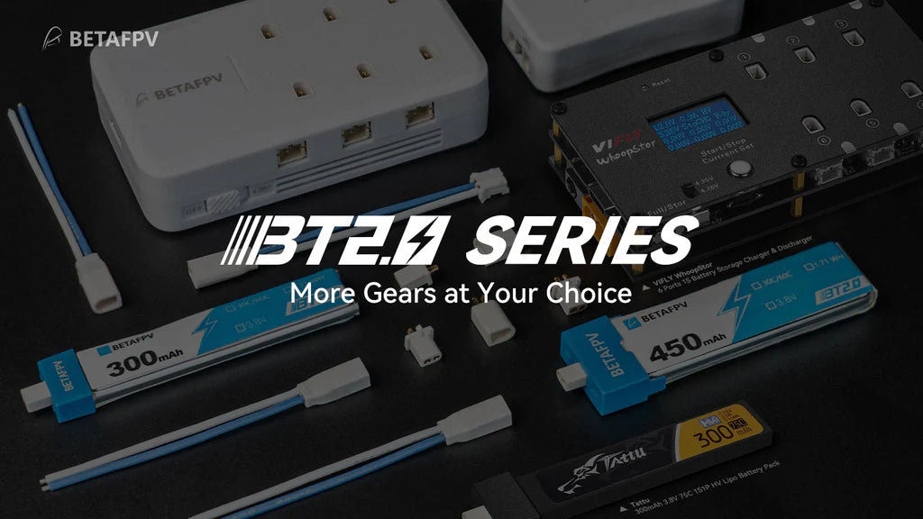 BetaFPV BT2.0 450mAh 1S 30C Battery (pack of 4) - Unmanned Tech UK FPV Shop