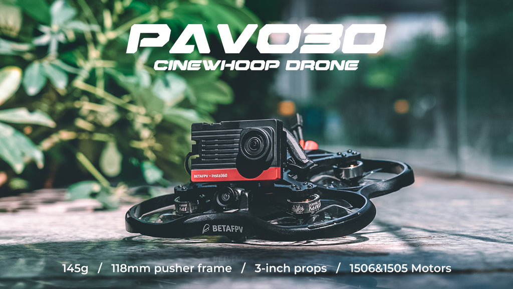Pavo30 whoop drone 3inch pusher whoop drone
