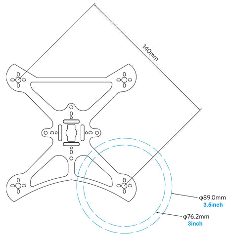 TWIG XL 3" Frame Kit