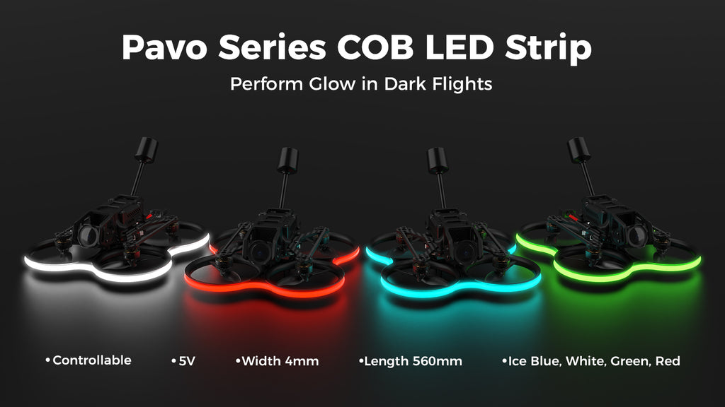 Fita LED COB da série Pavo