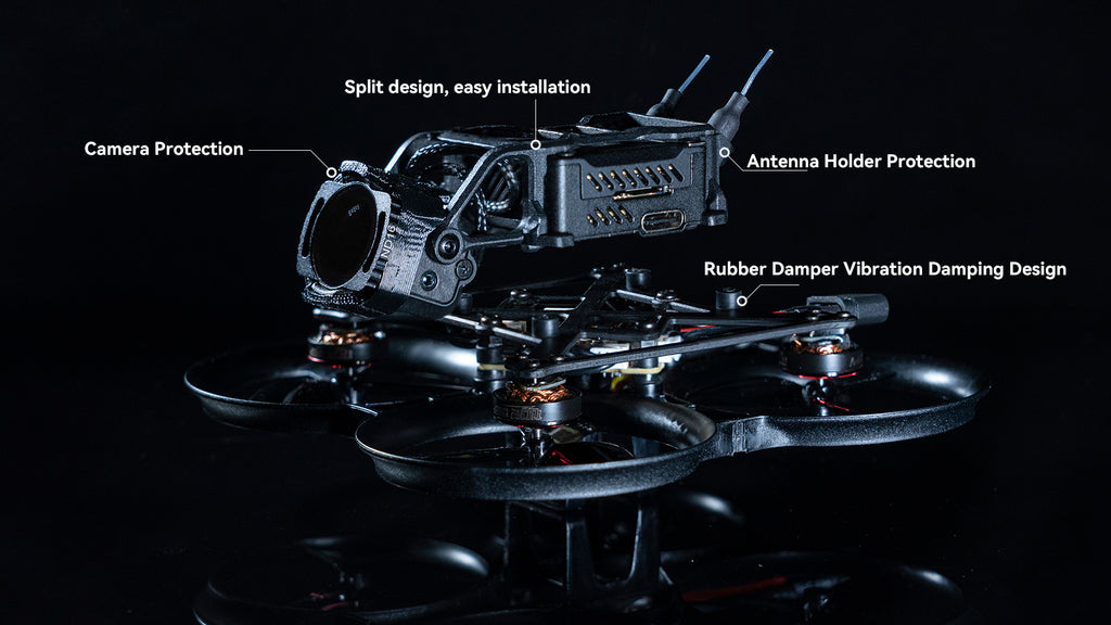 BETAFPV Pavo Pico, Split design, easy installation Camera Protection Antenna Holder Protection Rubber Damper Vibration