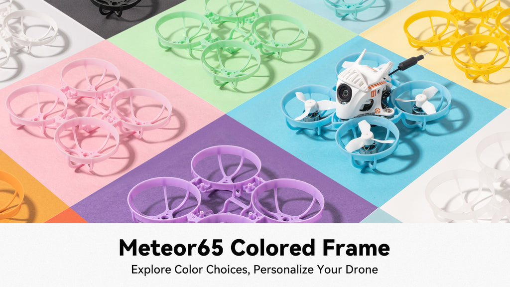 BETAFPV Meteor65 2022 Version, Meteor65 Colored Frame Explore Color Choices, Personalize Drone
