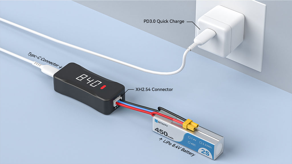 2S Battery Charger and Voltage Tester