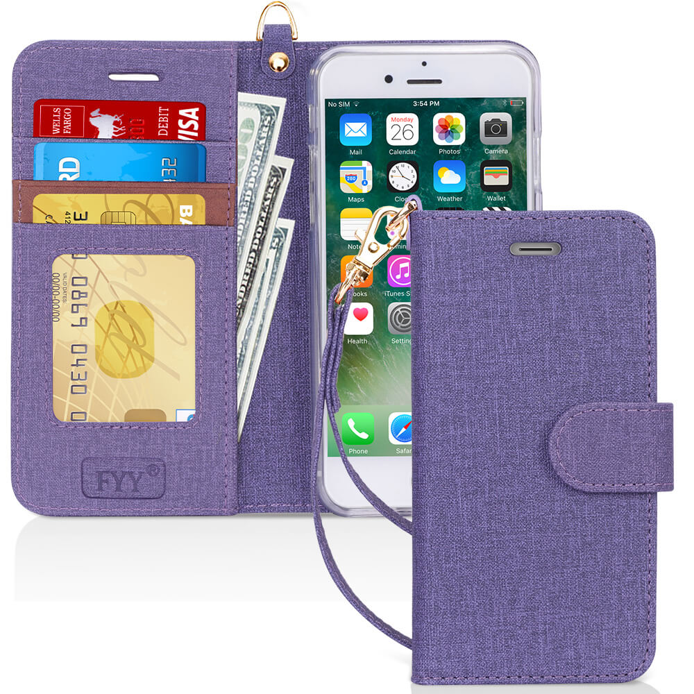 iPhone 8/7 Plus Canvas Wallet Case