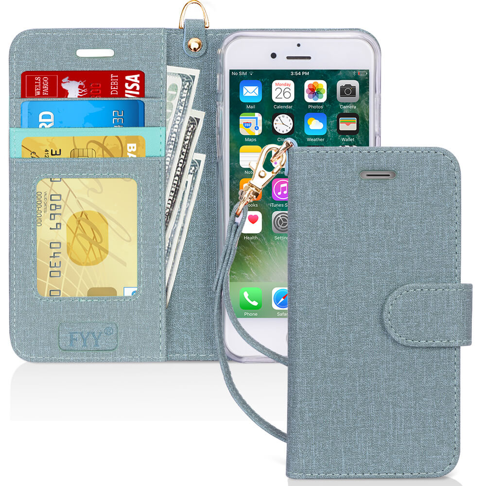 iPhone 8/7 Plus Canvas Wallet Case