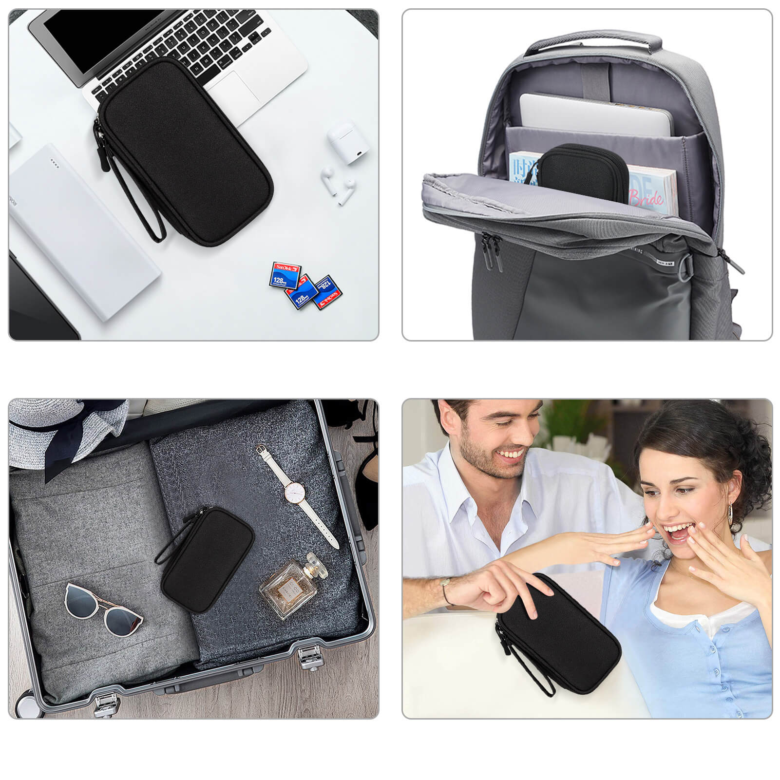 Electronic Organizer Bag Pouch - Single Layer-S