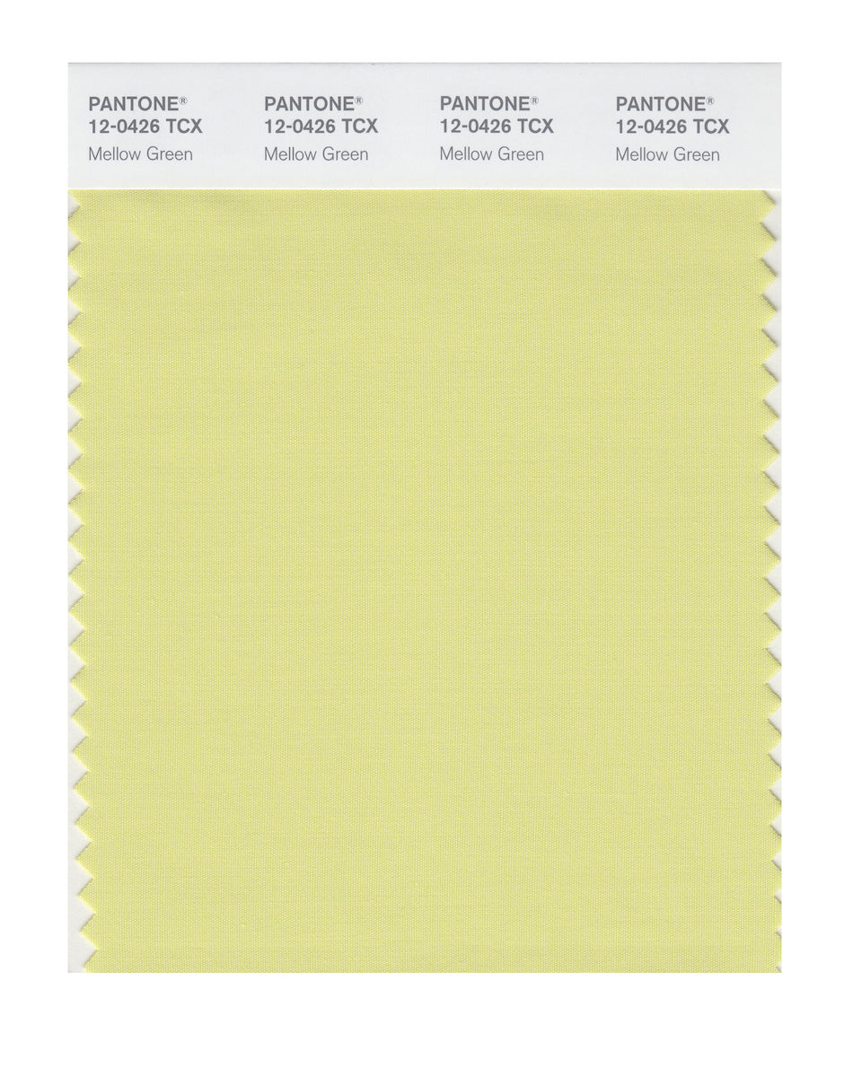 Pantone SMART Color Swatch Card 12-0426 TCX (Mellow Green)