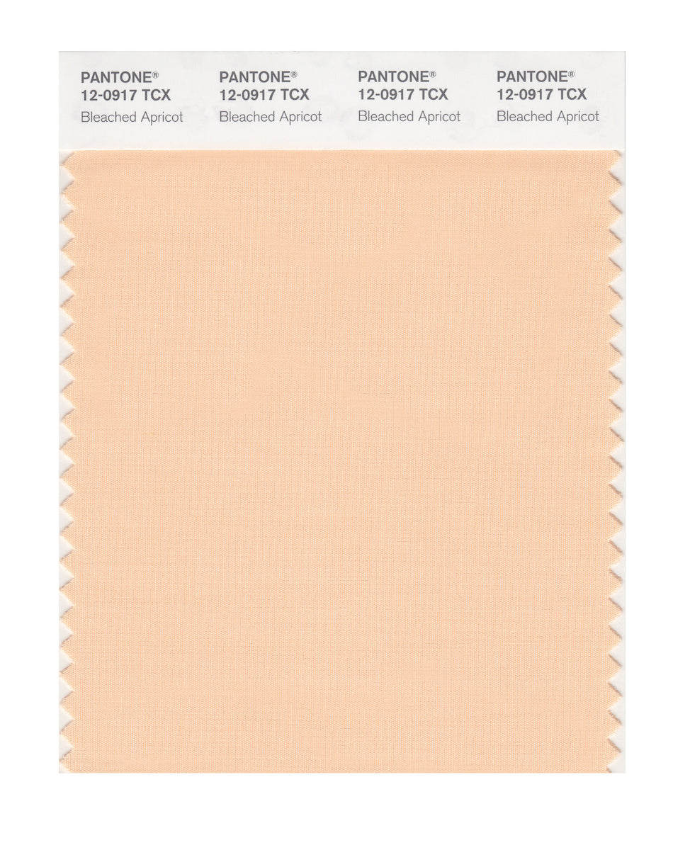 Pantone SMART Color Swatch Card 12-0917 TCX (Bleached Apricot)