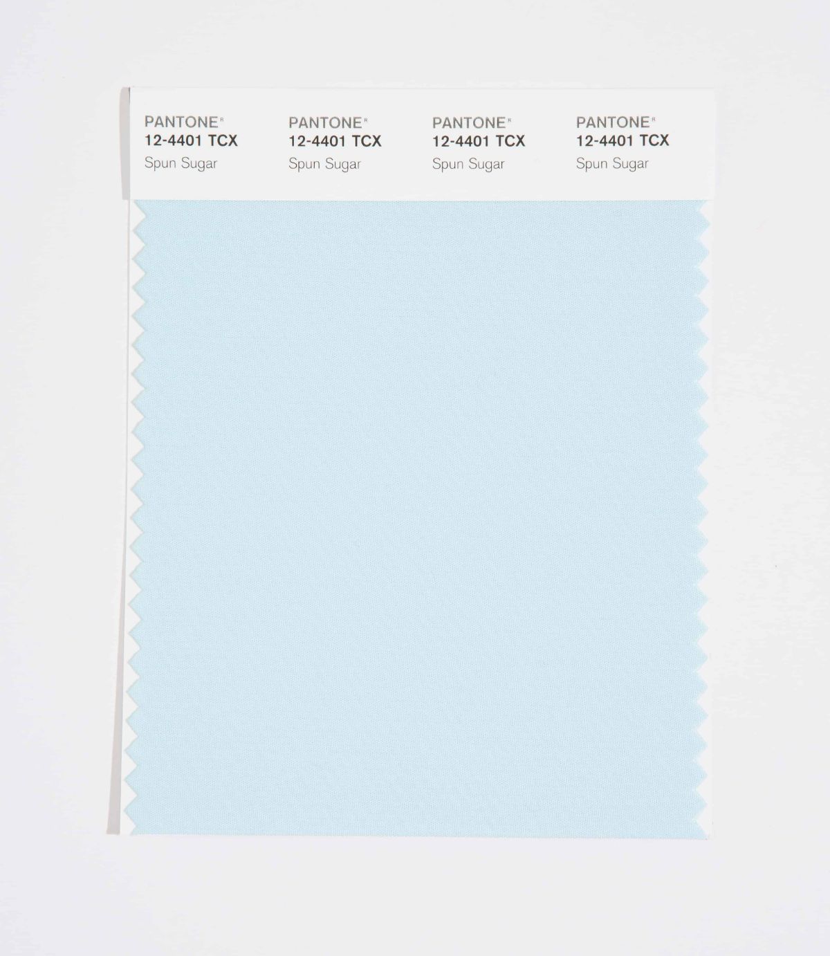 Pantone SMART Color Swatch Card 12-4401 TCX (Spun Sugar)