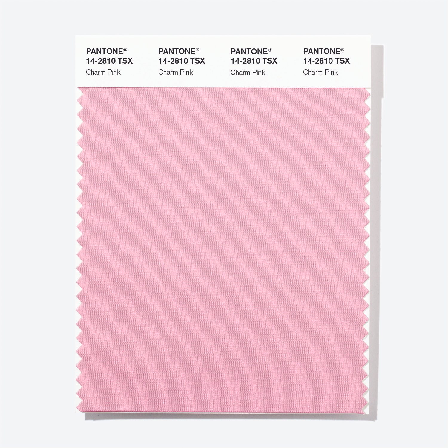 Pantone Polyester Swatch Card 14-2810 TSX (Charm Pink)