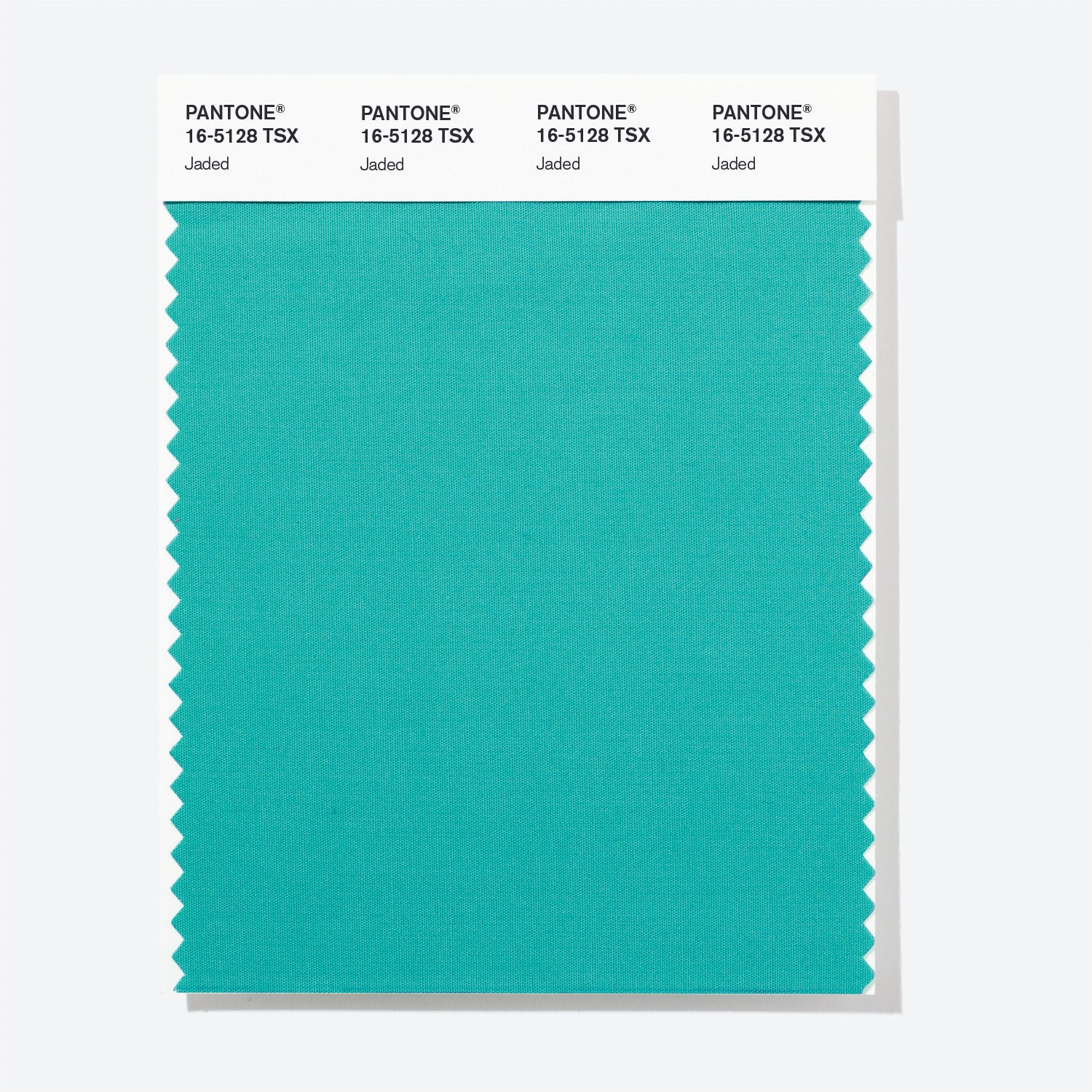 Pantone Polyester Swatch Card 16-5128 TSX (Jaded)