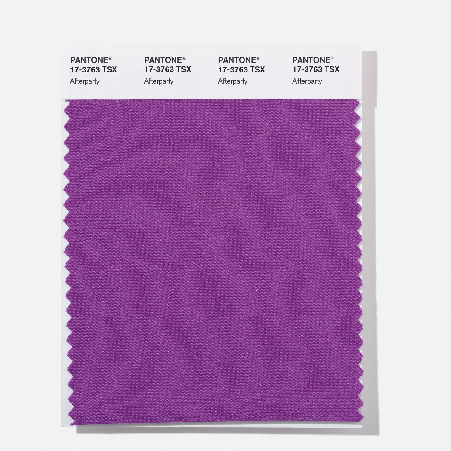 Pantone Polyester Swatch Card 17-3763 TSX (Afterparty)