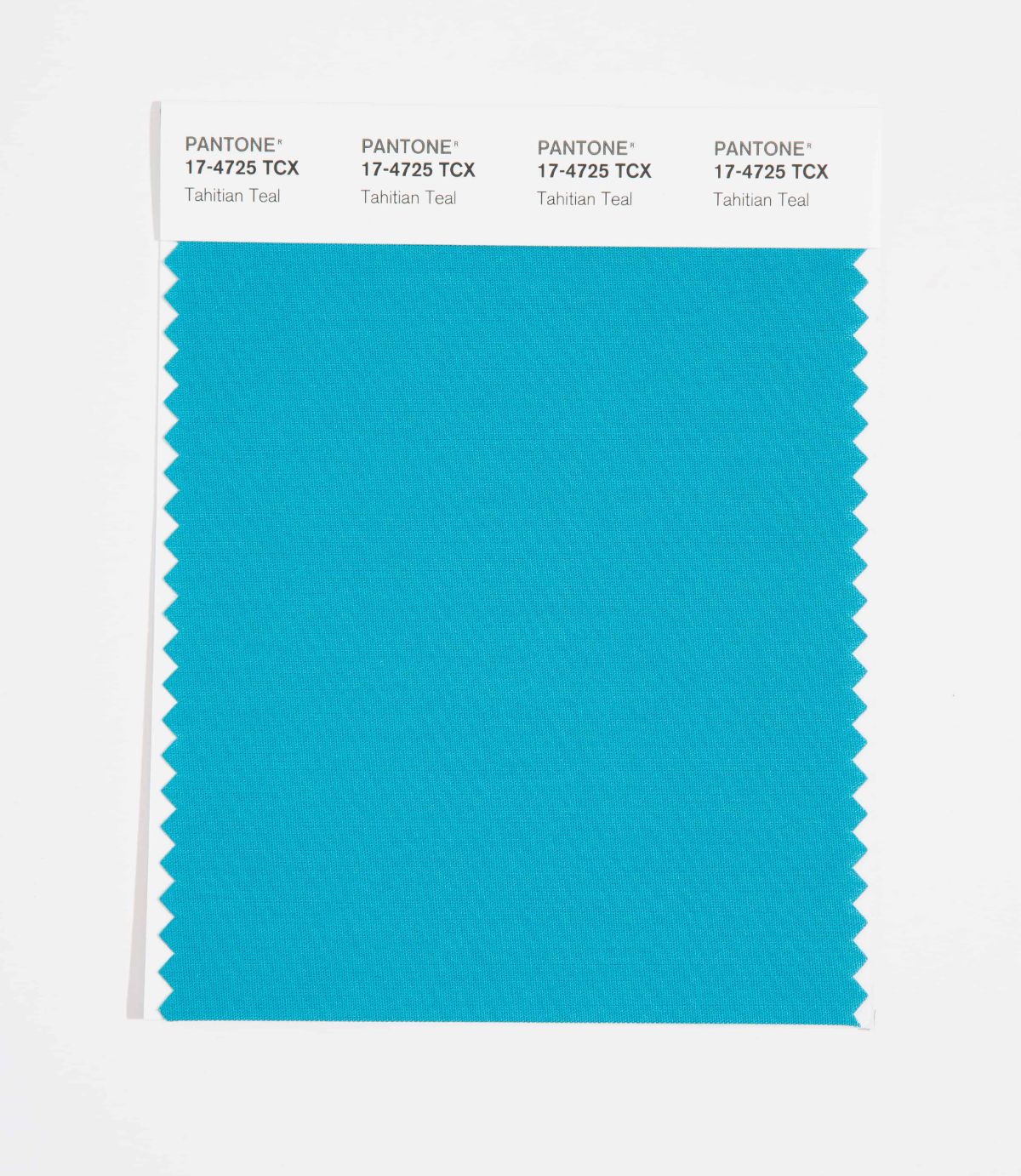 Pantone SMART Color Swatch Card 17-4725 TCX (Tahitian Teal)