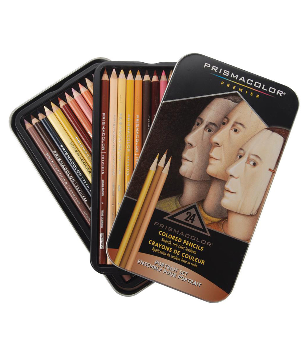 24 Premier Portrait Color Pencil Set From Prismacolor