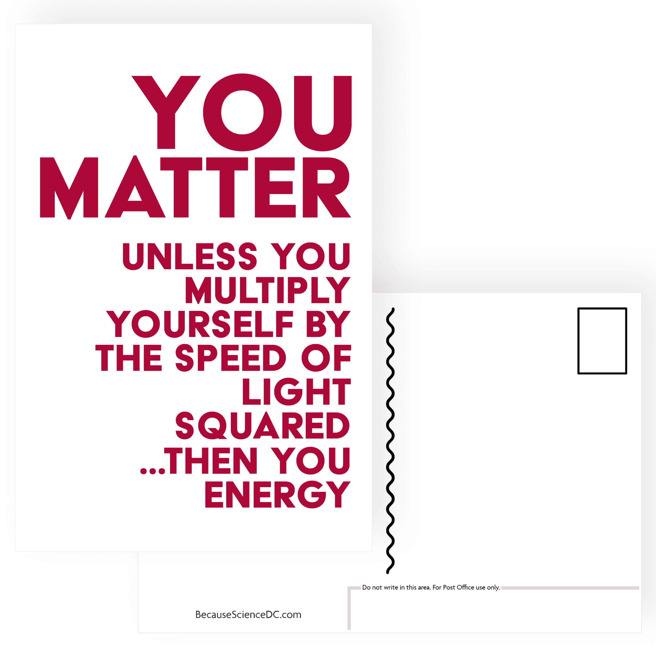 You Matter Postcard