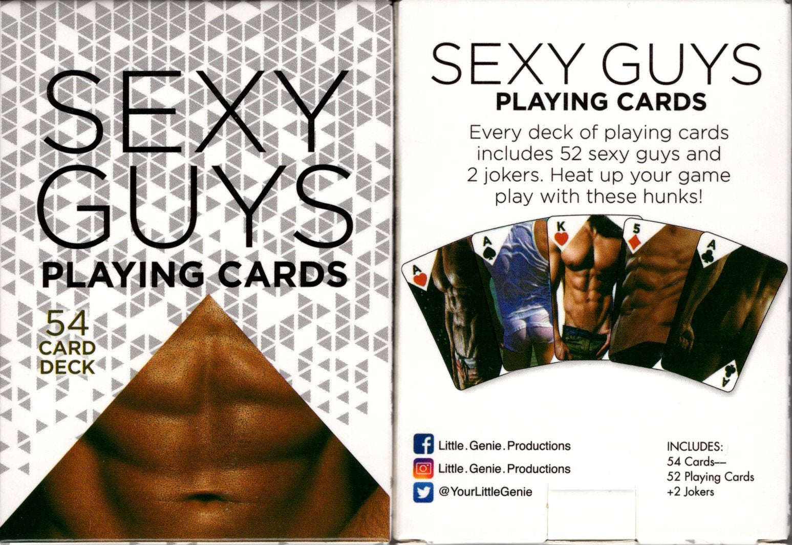 Sexy Guys Playing Cards