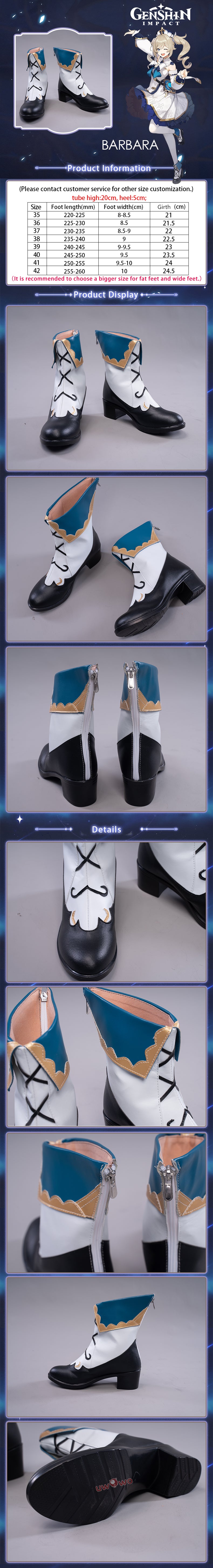 Uwowo Game Genshin Impact Barbara Shining Idol Deaconess Cosplay Shoes 12 Uwowo Game Genshin Impact Barbara Shining Idol Deaconess Cosplay Shoes -Uwowocosplay Shop 01 01 9dc0a0a3 cbea 49d6 8aab 5ecbb34fc1b6