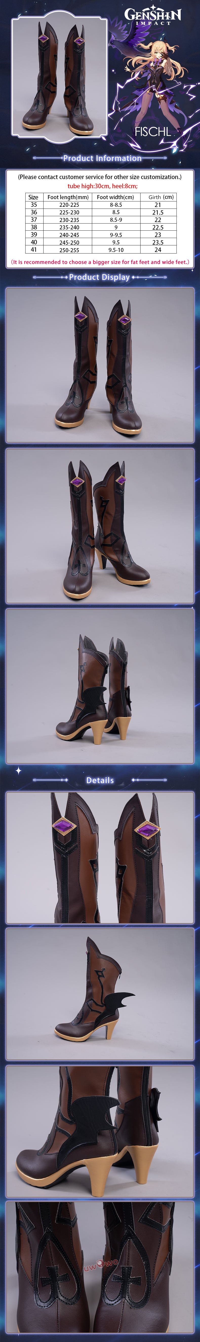 Uwowo Game Genshin Impact Cosplay Fischl Prinzessin Der Verurteilung Cosplay Shoes 12 Uwowo Game Genshin Impact Cosplay Fischl Prinzessin Der Verurteilung Cosplay Shoes -Uwowocosplay Shop 01 ce9f4d07 e794 45a8 8712 5f7e9b61ab9b