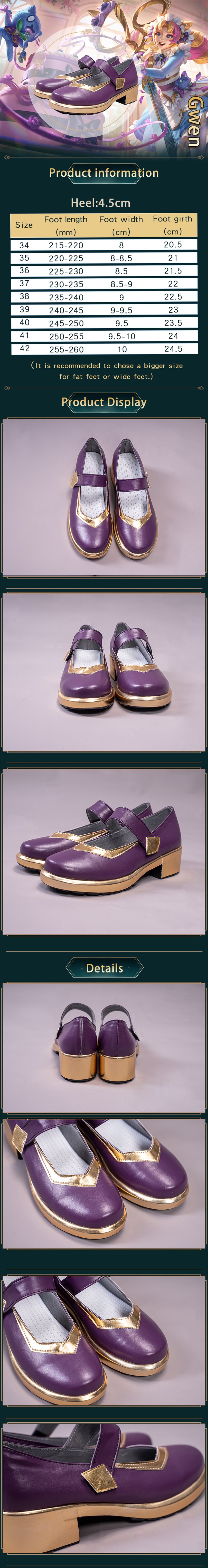 Uwowo Game League Of Legends Cafe Cuties Gwen Maid Cosplay Shoes 12 Uwowo Game League Of Legends Cafe Cuties Gwen Maid Cosplay Shoes -Uwowocosplay Shop 15a8ef3e2ee97cb8349ea8f417747120