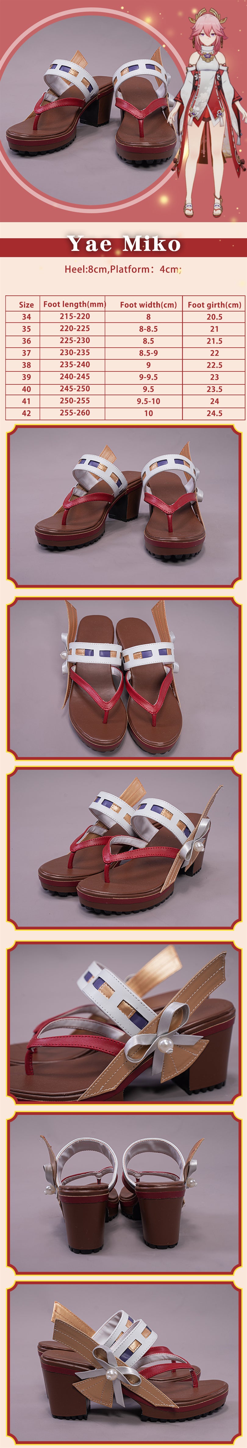 Uwowo Game Genshin Impact Inazuma Yae Miko Cosplay Shoes 10 Uwowo Game Genshin Impact Inazuma Yae Miko Cosplay Shoes -Uwowocosplay Shop 17 ac604cfa 432a 4356 81fc 6f969c4757df