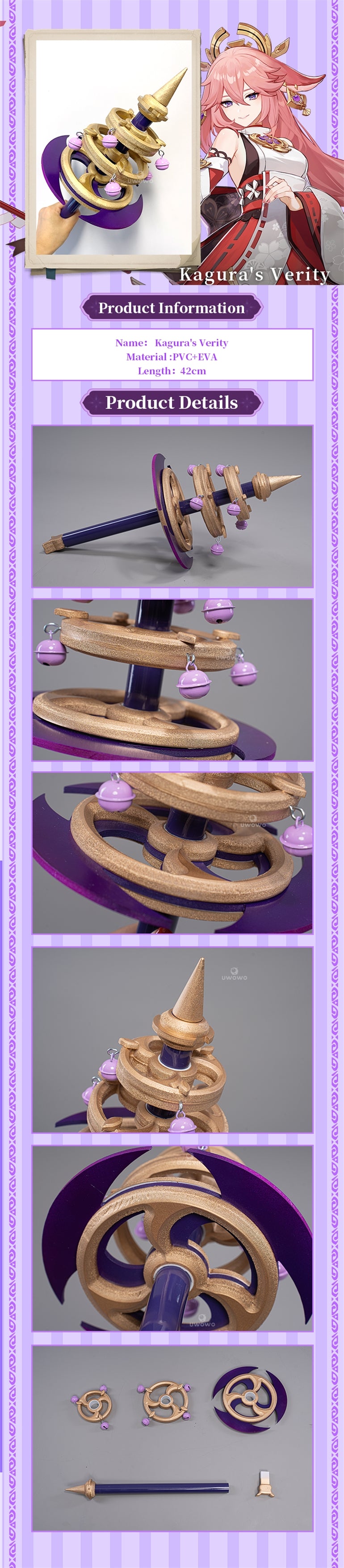 Uwowo Game Genshin Impact Yae Miko Cosplay Props Kagura's Verity Yae Miko Weapon 14 Uwowo Game Genshin Impact Yae Miko Cosplay Props Kagura's Verity Yae Miko Weapon -Uwowocosplay Shop 1 66f0d36c 1bb7 4f68 a7b2 d76255871a2f