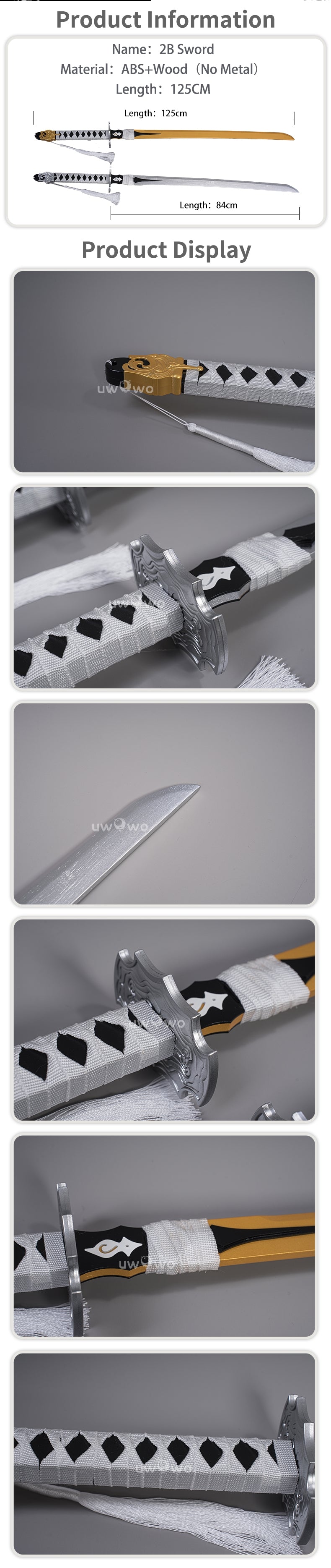 Uwowo Game Nier: Automata 2B Cosplay Props Cosplay Sword Cosplay Weapon 18 Uwowo Game Nier: Automata 2B Cosplay Props Cosplay Sword Cosplay Weapon -Uwowocosplay Shop 1 7bd5ee20 3a47 4dc5 8937 1507a5cda056