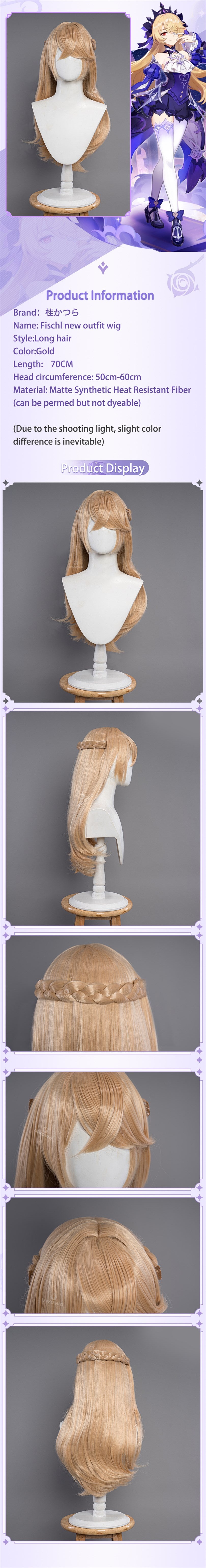 Uwowo Genshin Impact: Fischl Wig Amy Gothic Electro New Skin Mondstadt Cosplay Wig Long Hair 10 Uwowo Genshin Impact: Fischl Wig Amy Gothic Electro New Skin Mondstadt Cosplay Wig Long Hair -Uwowocosplay Shop 1 7cfa1e85 3e9e 4ba4 93e5 00daa1513371