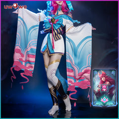 Uwowo League Of Legends LOL Spirit Blossom Ahri The Nine-Tailed Fox Cosplay Wig 12 Uwowo League Of Legends LOL Spirit Blossom Ahri The Nine-Tailed Fox Cosplay Wig -Uwowocosplay Shop 1 f8a1d155 a790 4624 8df2