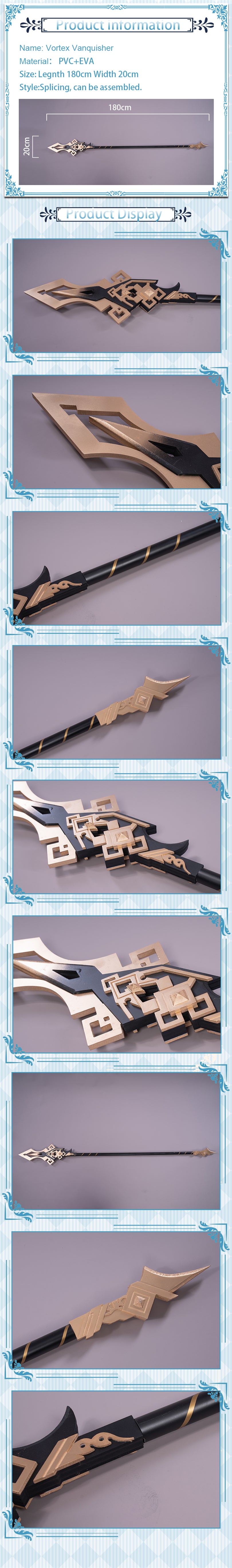 Uwowo Game Genshin Impact Weapons Zhongli Vortex Vanquisher Cosplay Props 12 Uwowo Game Genshin Impact Weapons Zhongli Vortex Vanquisher Cosplay Props -Uwowocosplay Shop 418c076eac847dc79ca6e500061db2af