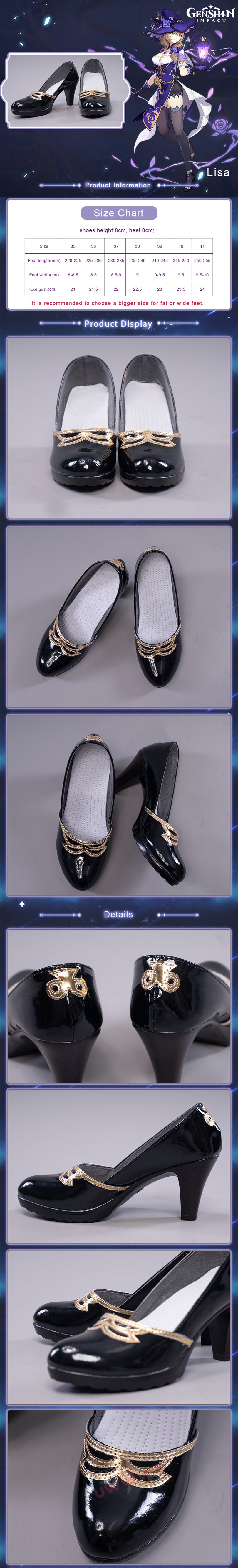 Uwowo Game Genshin Impact Cosplay Lisa Witch Of Purple Rose The Librarian Cosplay Shoes 12 Uwowo Game Genshin Impact Cosplay Lisa Witch Of Purple Rose The Librarian Cosplay Shoes -Uwowocosplay Shop bd682db68d6b67b633abfbb993286713