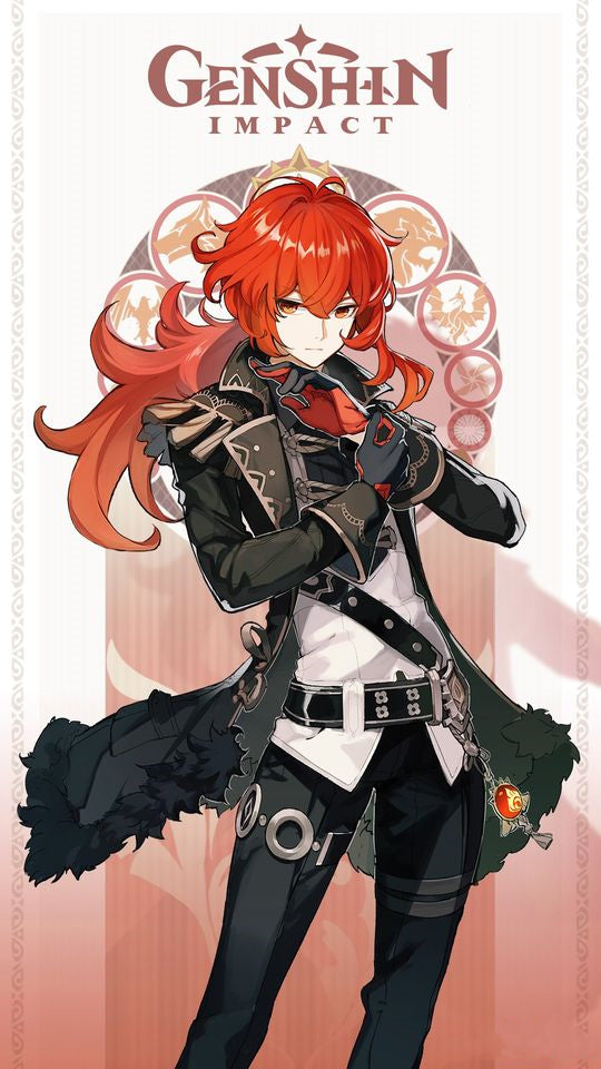 Production Plan Confirmed Uwowo Game Genshin Impact Diluc Cosplay Cos Uwowo Cosplay