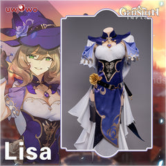 Uwowo Game Genshin Impact Lisa Witch Of Purple Rose Cosplay Wig The Librarian 70cm Brown Long Wavy Hair 12 Uwowo Game Genshin Impact Lisa Witch Of Purple Rose Cosplay Wig The Librarian 70cm Brown Long Wavy Hair -Uwowocosplay Shop lisa d7ea4200 672d 4dc8 abfb