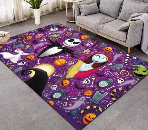 The Nightmare Before Christmas - Jack carpet Nordic Soft Flannel 3D Parlor Mat