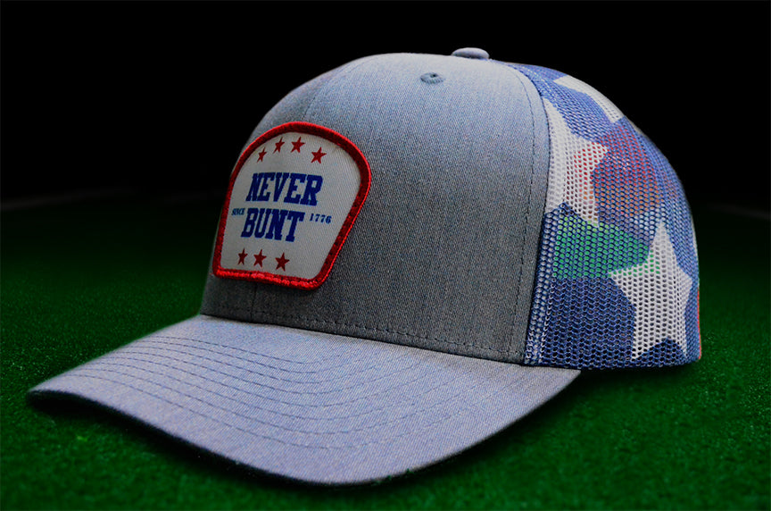 Never Bunt Since 1776 SnapBack Trucker - Stars & Bars Special Edition