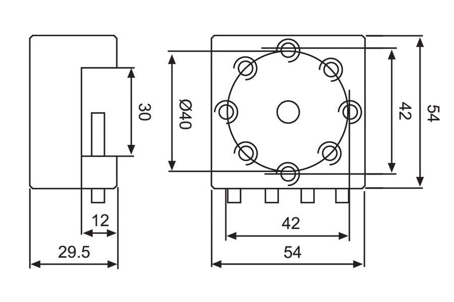 System 3R 3R-658.2E-S, Holder, unhardened, 54x54 mm