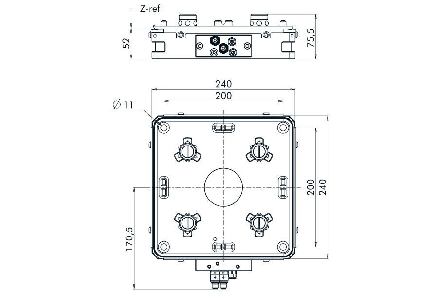 System 3R C219100, GPS 240 Chucks automatic (manual & automatic)