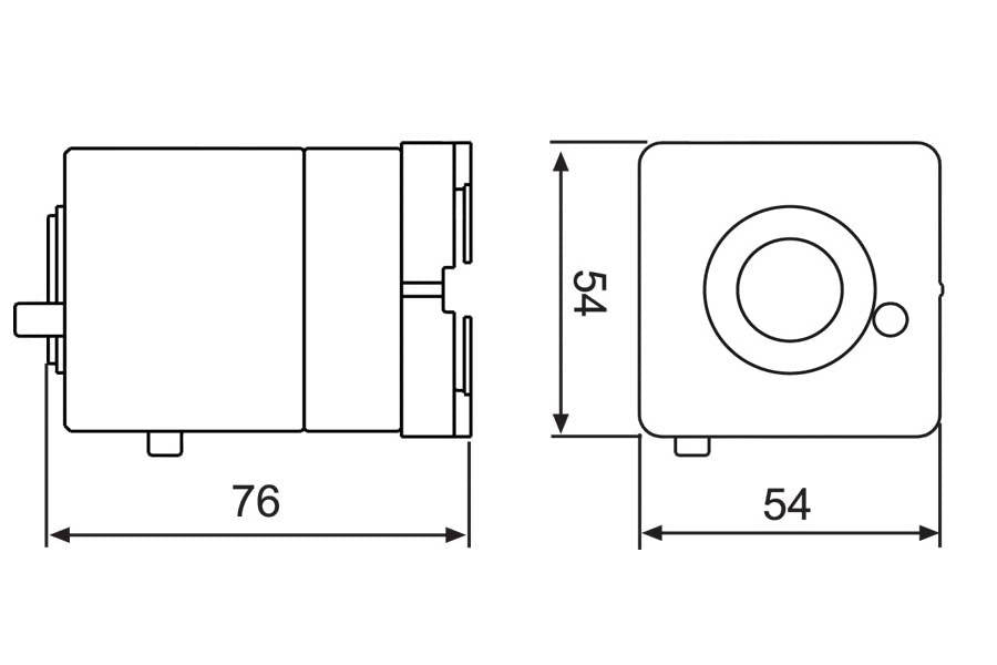 System 3R 3R-653-S, Manual chuck adapter, Macro-Mini