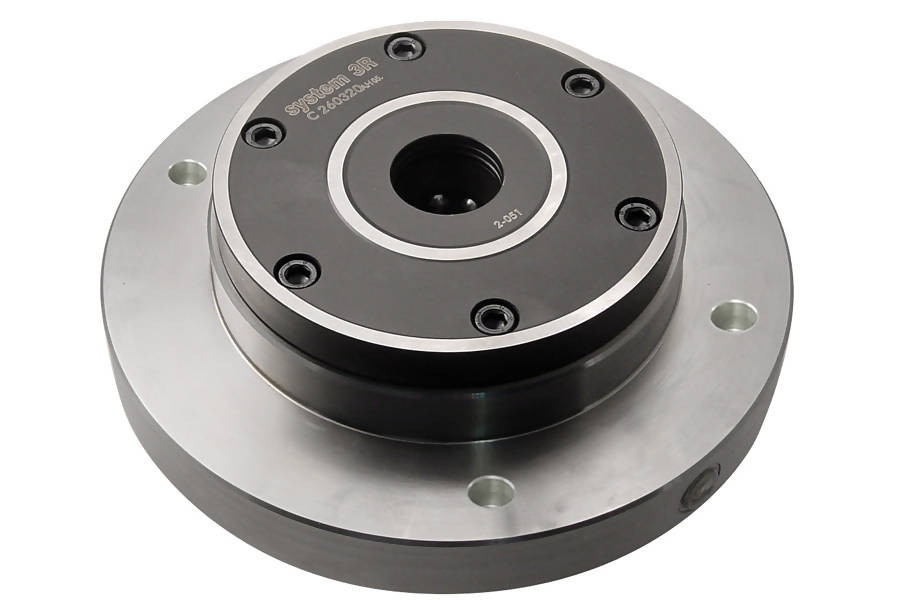 System 3R C260320, Chuck HSP built-up with flange with mounting bores
