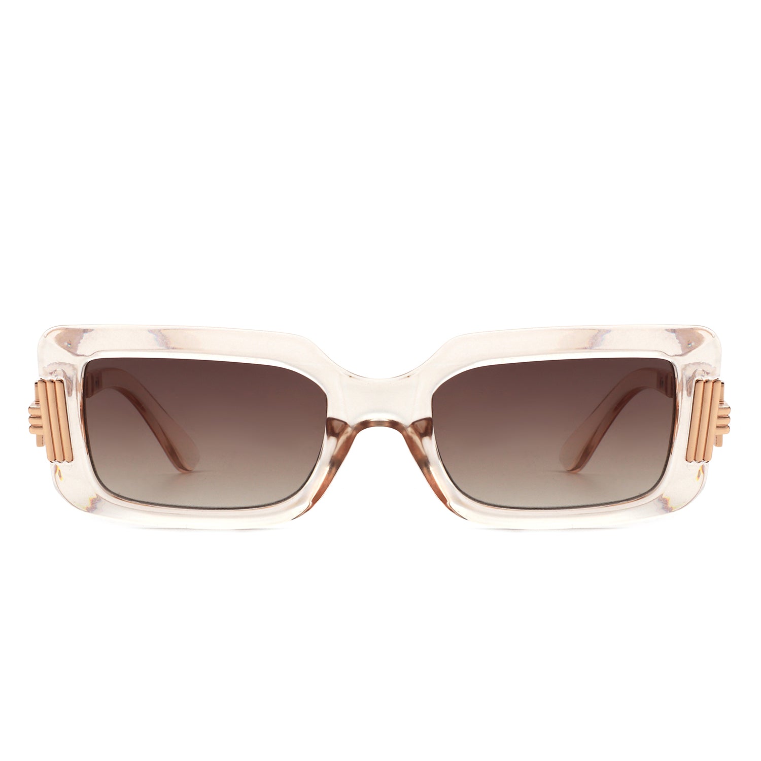 Sylphine - Oversize Sporty Square Chunky Shield Sunglasses