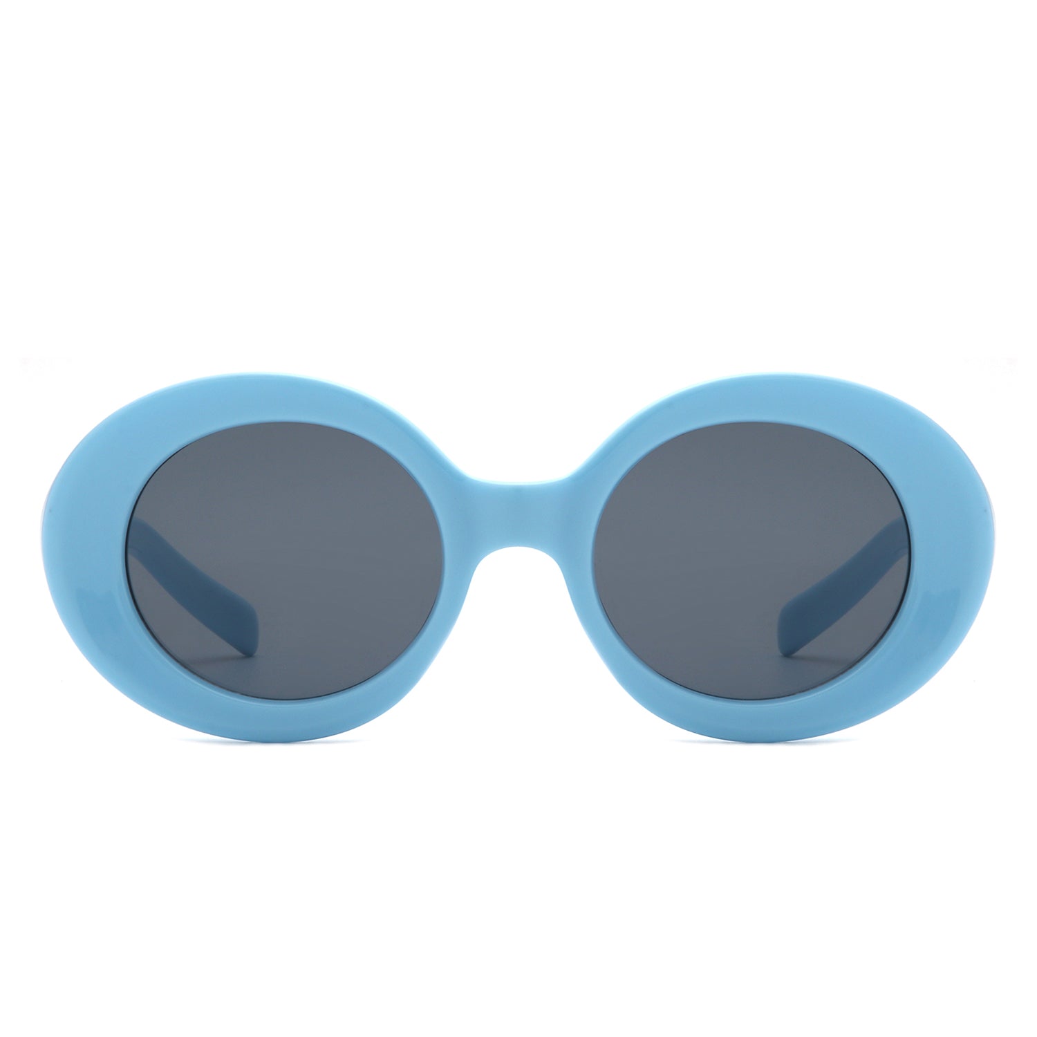 Talyn - Round Retro Fashion Vintage Inspired Oval Sunglasses