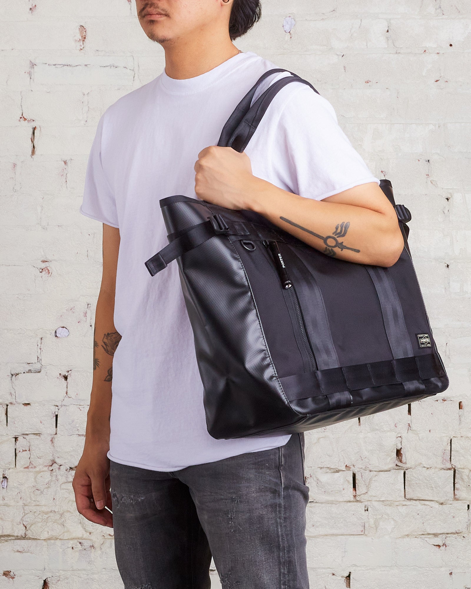 Porter Heat Tote Bag Black