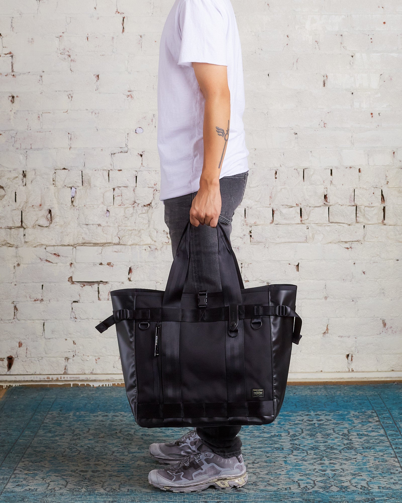 Porter Heat Tote Bag Black