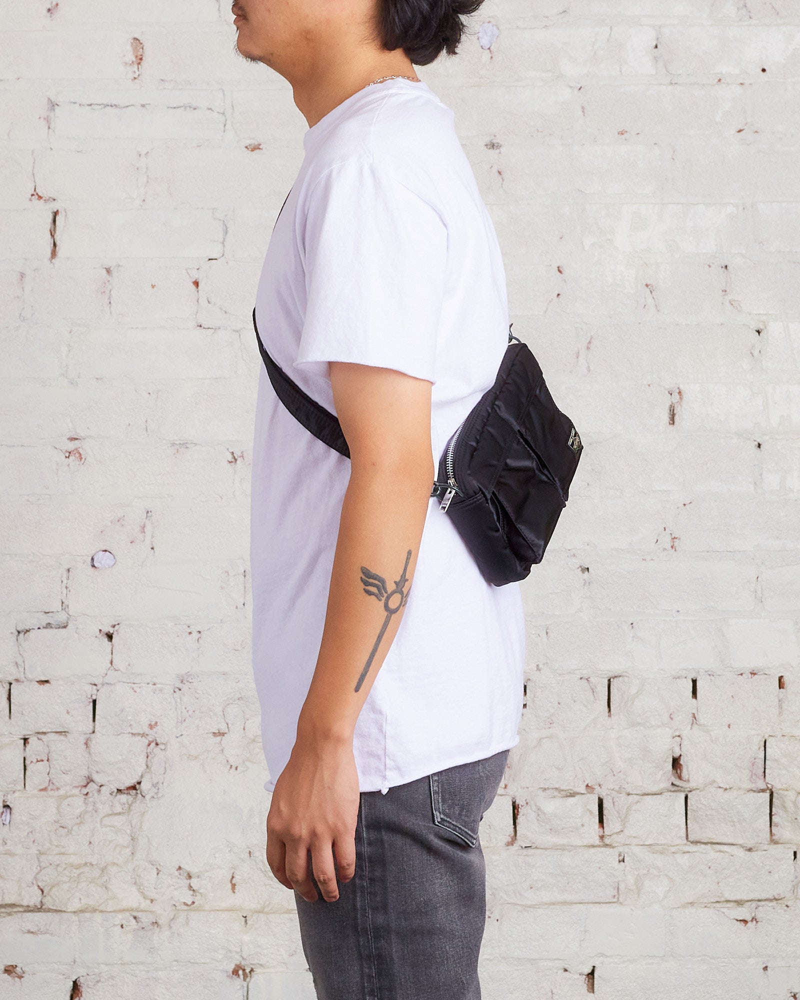 Porter Tanker Shoulder Bag Black