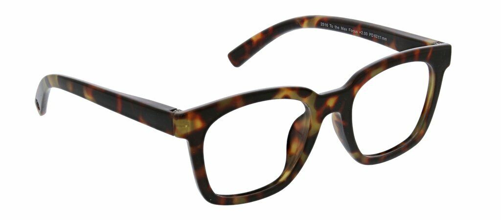 Peepers Readers - To the Max - Tortoise (with Blue Light Focus? Eyewear Lenses)