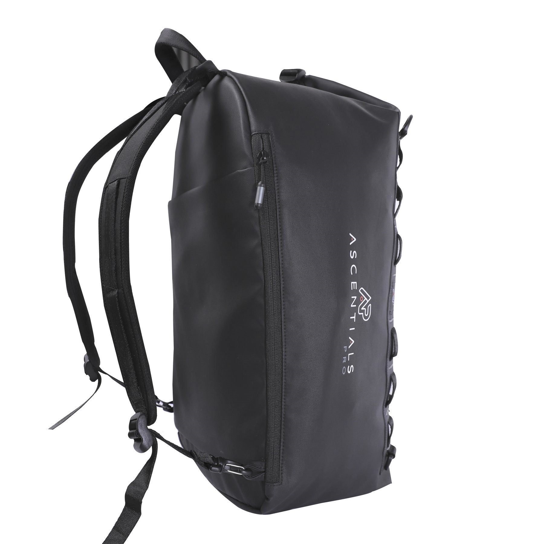 Ascentials Pro Vipor Convertible Laptop Travel Duffel Bag Backpack Black